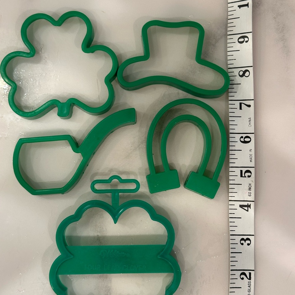 Green St. Patrick's Day Cookie Cutters Set - Picture 2 of 2